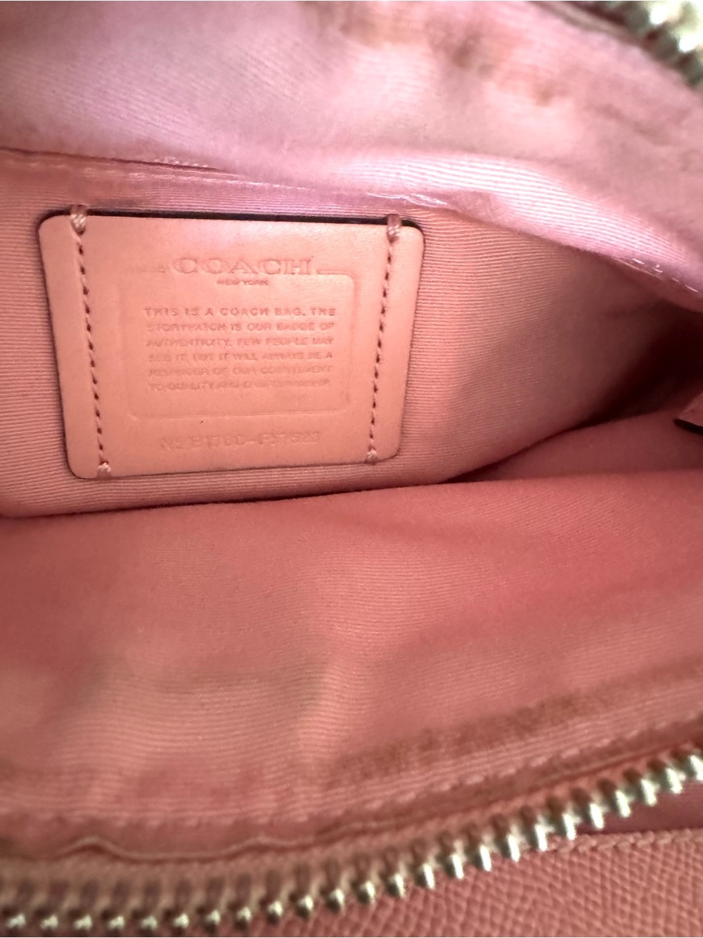 COACH Mini Bennett Pink Leather Satchel 2 Way Bag - Picture 10 of 11